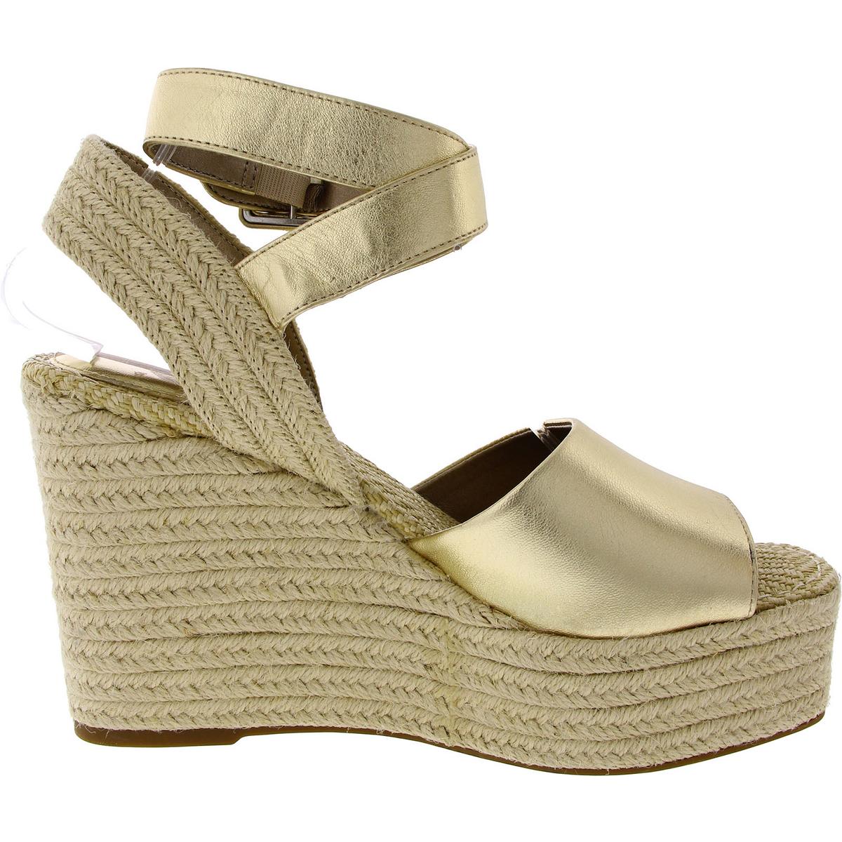 Vada Womens Criss-Cross Front Wedge Platform Sandals