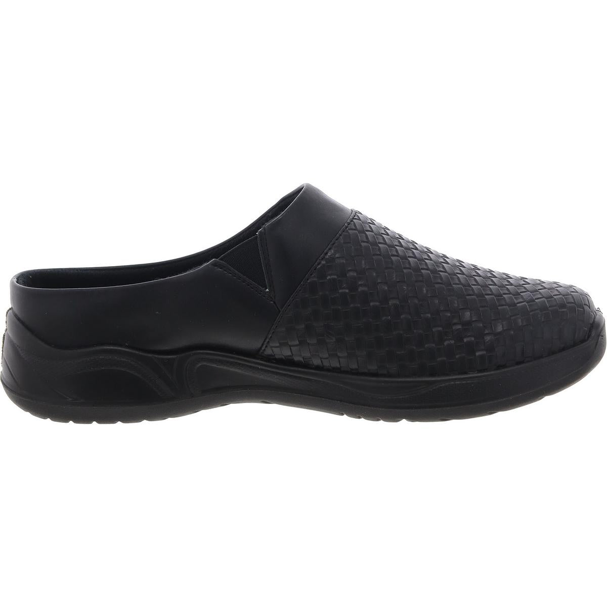 Janalee Womens Comfort Insole Faux Leather Slip-On Sneakers