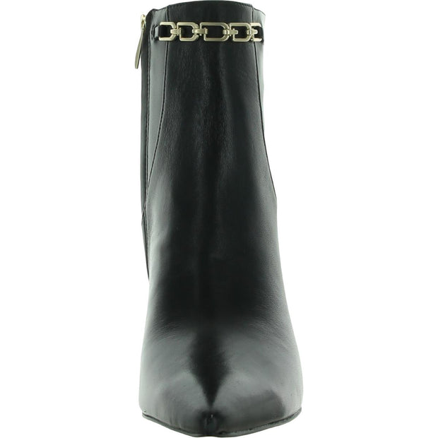 Frida Womens Pointed Toe Ankle Boots