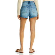 The Perry Womens Distressed Mom Cutoff Shorts
