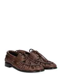 Saint Laurent Saint Laurent Men "Le Loafer Bateau" Moccasins