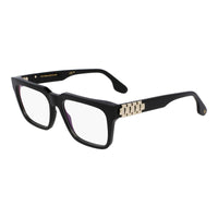 Victoria Beckham Eyeglasses Rectangle Full Rim, Black Frame and Clear Demo Lenses Lens VB2667001