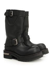 Balenciaga Women "Venom" Leather Boots