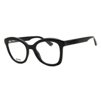 Moschino Eyeglasses Square Full Rim, Black Frame and Clear Demo Lenses Lens MOS636080700
