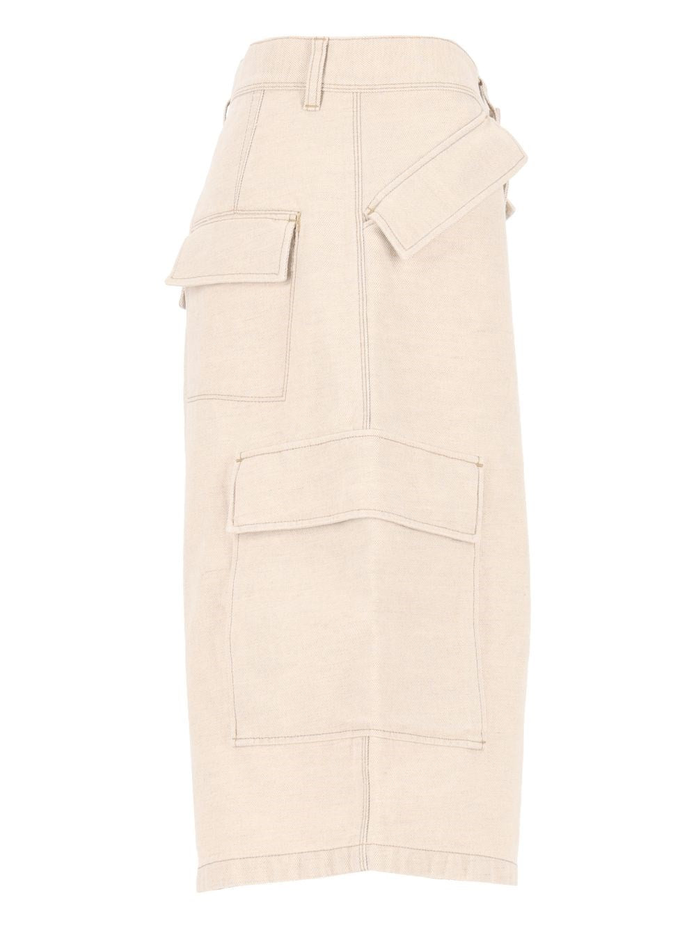 Fendi Women Selleria Denim Bermuda Shorts