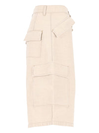Fendi Women Selleria Denim Bermuda Shorts