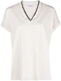 Brunello cucinelli Brunello Cucinelli Women T-Shirt With Precious Neckline