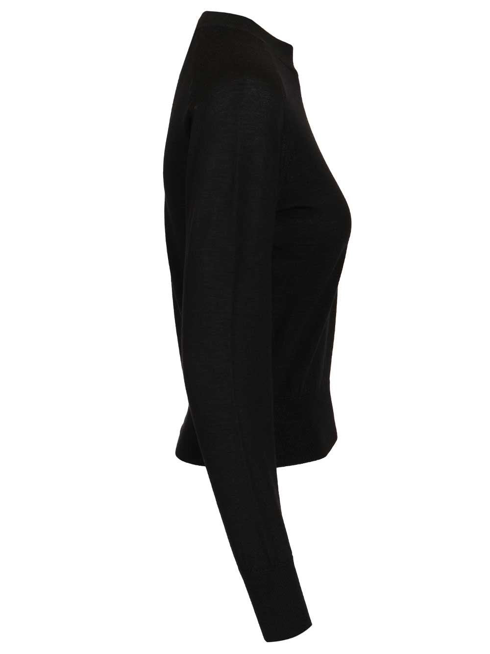 Ami Women Quota -Crewneck Sweater With Contrasted Ami De Coeur