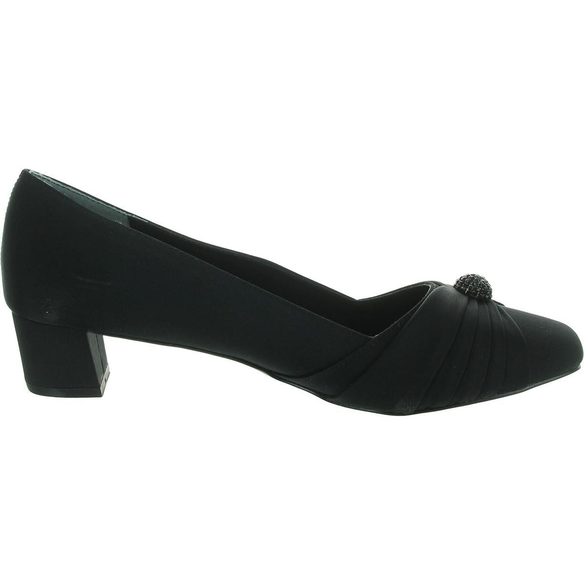 Womens Embellished Block Heels