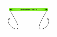 Emporio Armani Green Rubber Eyewear Strap