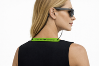 Emporio Armani Green Rubber Eyewear Strap