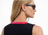 Emporio Armani Hot Pink Rubber Eyewear Strap