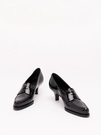 Prada Women Brushed Leather Loafers