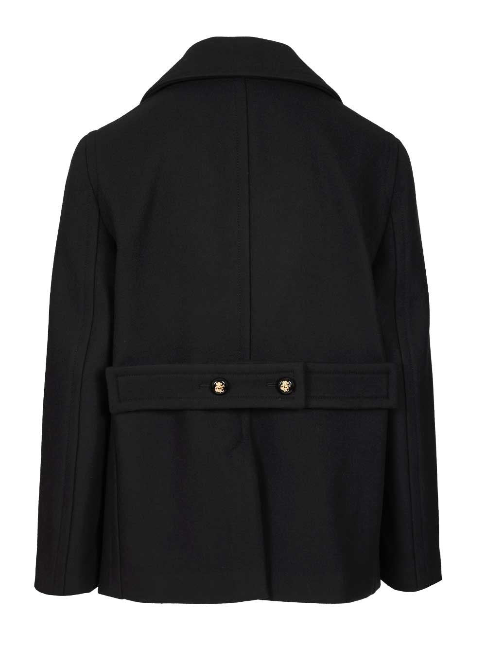 Valentino Garavani Men Wool Pea Coat