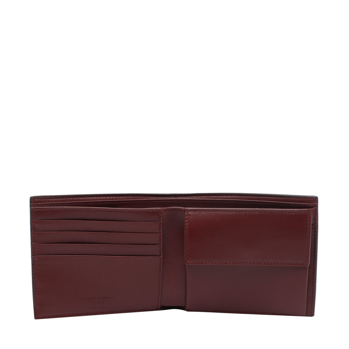 Saint Laurent Men East/West Saint Laurent Paris Wallet