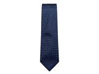 Emporio Armani Night blue Diamondweave pattern 62% Polyester, 38% Silk Mens Tie