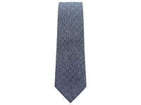 Emporio Armani Checkered Blue 100% Silk Mens Tie
