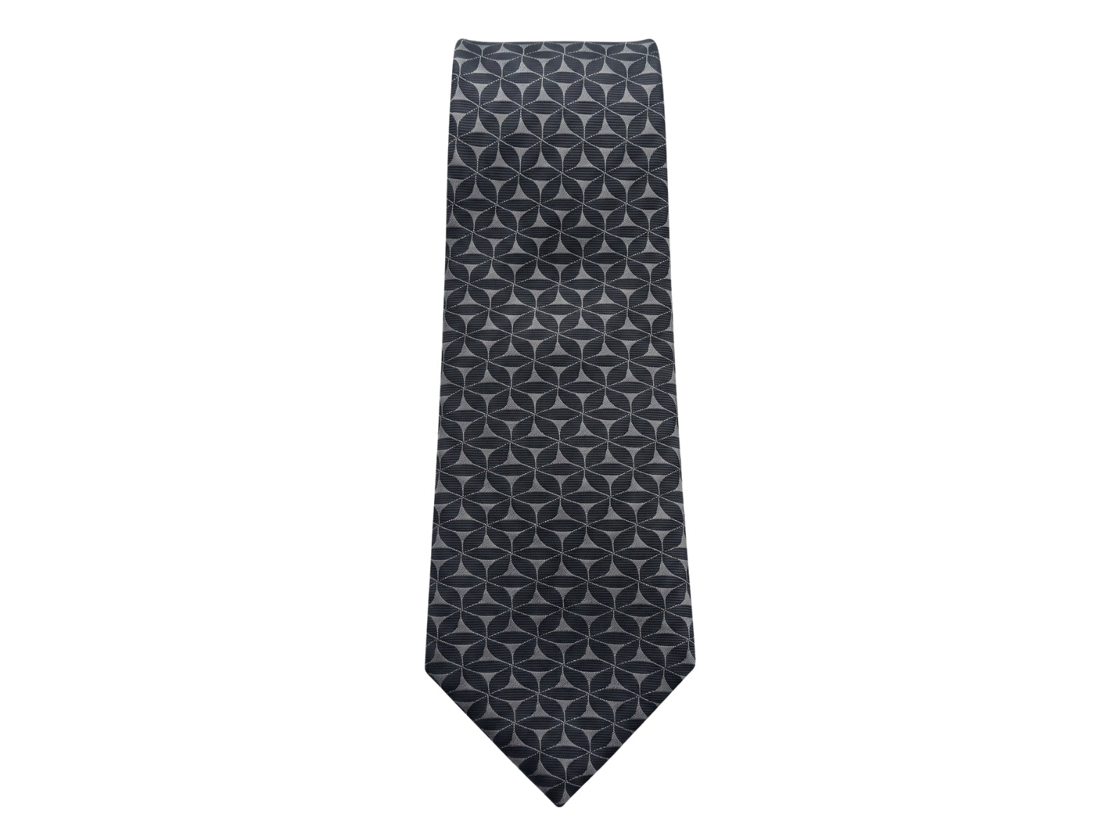 Emporio Armani Black Star 100% Silk Mens Tie