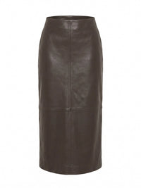 Alberta Ferretti Women Leather Skirt