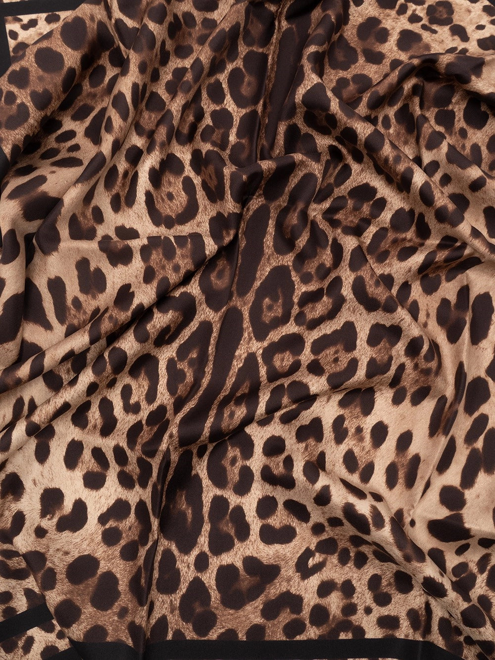 Dolce & Gabbana Women Leopard-Print Silk Twill Foulard (90X90)