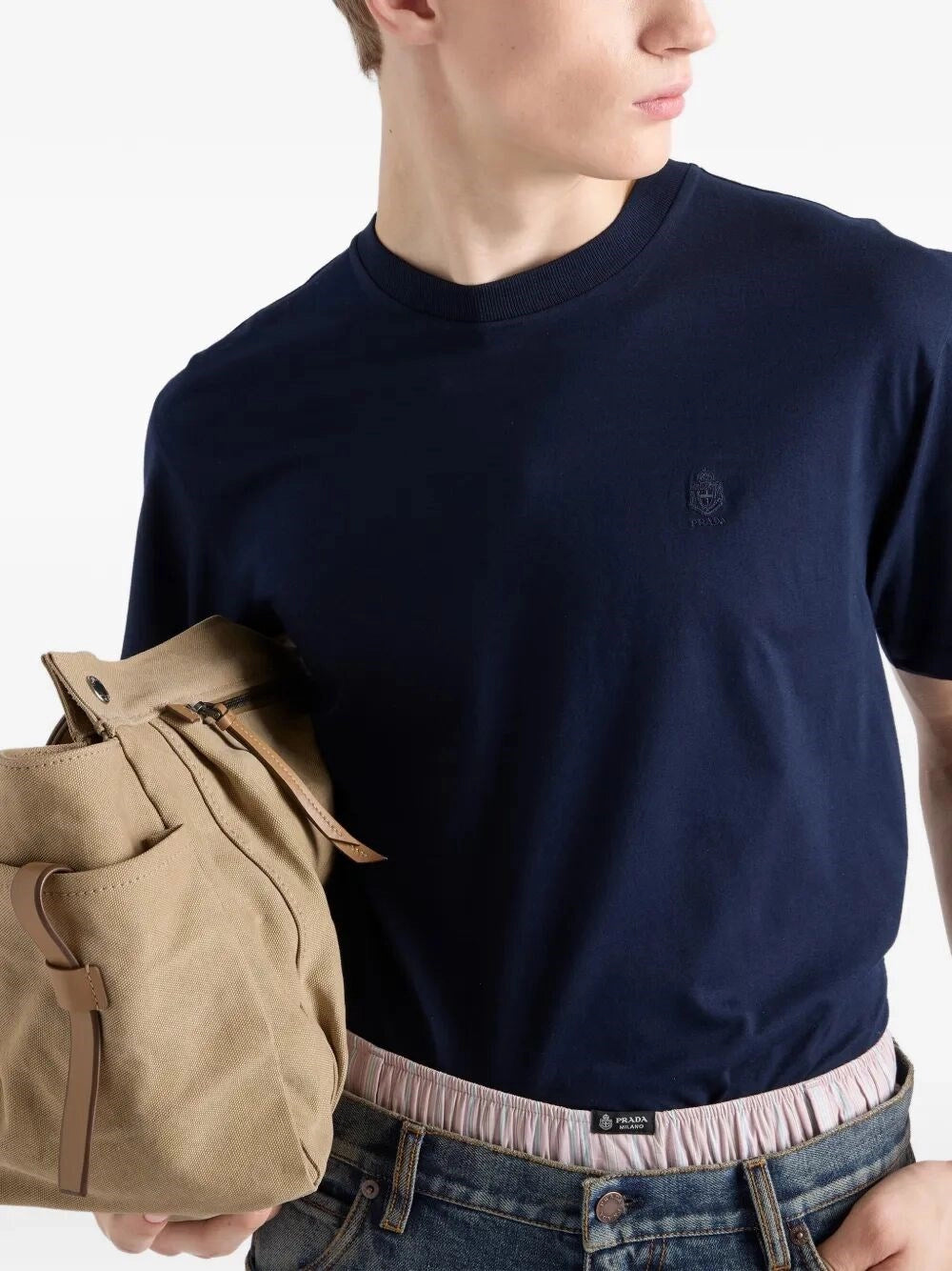 Prada Men Cotton T-Shirt