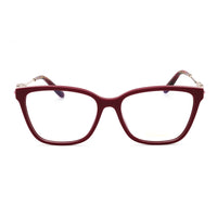 Chopard Eyeglasses Square Full Rim, Red Frame and Clear Demo Lenses Lens VCH361S08LA