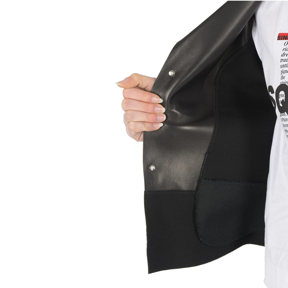 Dsquared2 Leather Jacket Women