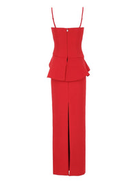 Rotate Women Long Dress With A Flower