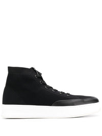 Tods Tod's Mesh and Leather Lace-Up High-Top Sneakers