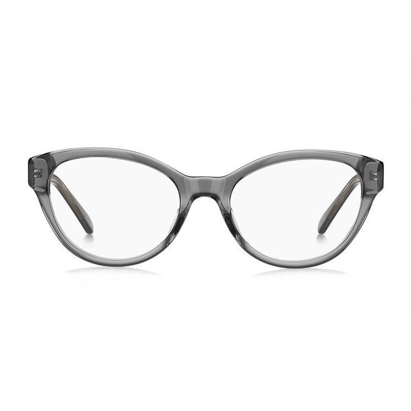 Marc Jacobs Eyeglasses Cat Eye Full Rim, Transparent Grey Frame and Clear Demo Lenses Lens MARC6280KB700