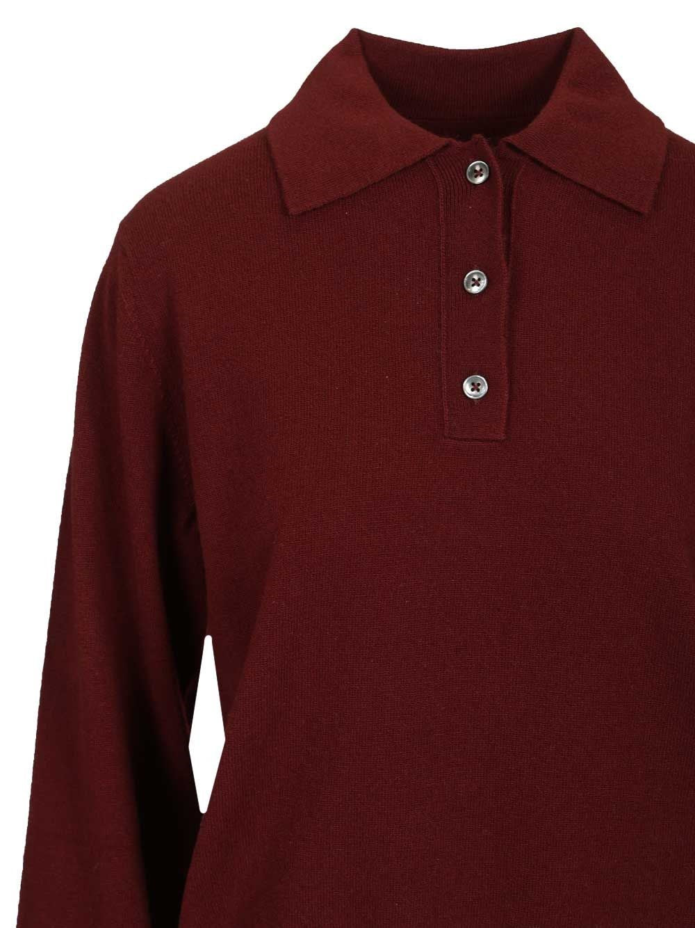 Maison Margiela Women Wool Polo Shirt
