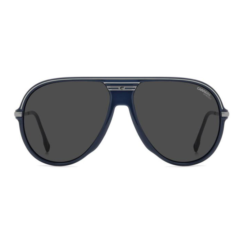 Carrera Carrera Sunglasses Aviator Full Rim, Blue Frame and Smoke Grey Lens CSPORT06/S0PJPIR