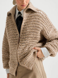 Brunello cucinelli Brunello Cucinelli Women Dazzling Net Cardigan