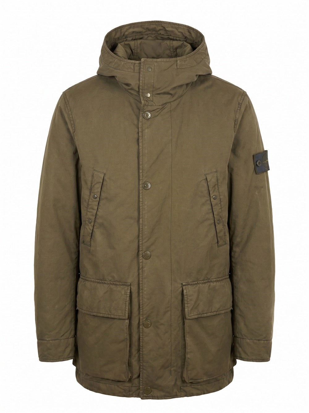 Stone Island Men David-Tc Short Parka S.I. Ghost