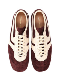 Dries Van Noten Dries Van Noten Men Suede Sneakers With Leather Trim
