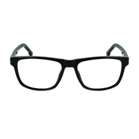 Lacoste Eyeglasses Rectangle Full Rim, Matte Black Frame and Clear Demo Lenses Lens L2887002