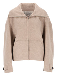 Acne Studios Women Wool Pea Coat With Zip