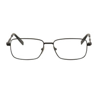Montblanc Eyeglasses Rectangle Full Rim, Ruthenium Frame and Clear Demo Lens Lens MB0029O006