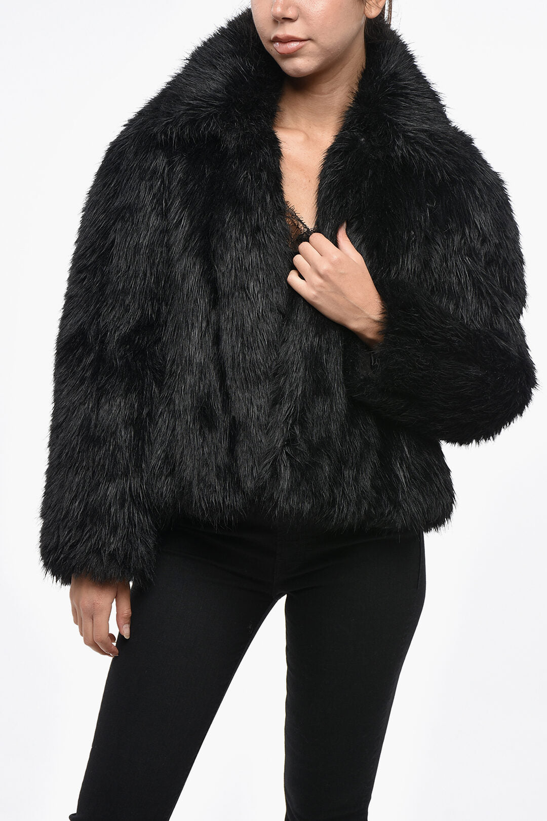 Balenciaga Eco Faux Fur Wet-Look