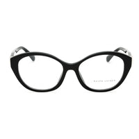 Ralph Lauren Ralph Lauren Eyeglasses Butterfly Full Rim, Black Frame and Clear Demo Lenses Lens RL6246U5001