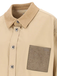 Loewe Men Cotton Canvas Overshirt