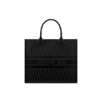 DIOR Dior Oblique Leather Tote Bag Women