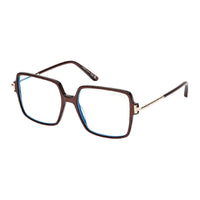 Tom Ford Tom Ford Eyeglasses Square Full Rim, Black Frame and Clear/Blue-Light Block Lenses Lens FT5915-B005
