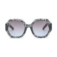 Chopard Sunglasses Round Full Rim, Scales Azure Havana Frame and Brown Gradient Blue Lens SCH362M0T66