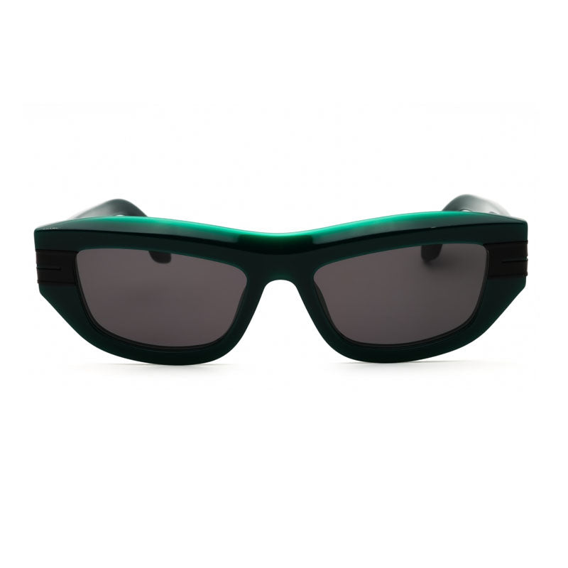Palm Angels Sunglasses Cat Eye Full Rim, Grey Frame and Dark Grey Lens PERI10ECLAIRE0907