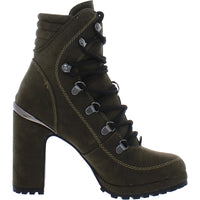 Lenni Womens Faux Leather Ankle Booties