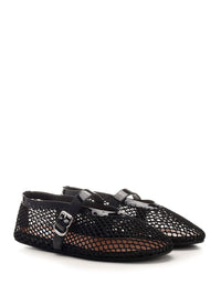 Alaïa Women Mesh Strap Ballerina
