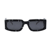 Philipp Plein Sunglasses Rectangle Full Rim, Polished Fuchsia/Silver Frame and Grey Lens SPP119M07BE
