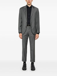 Brunello Cucinelli Men Jersey Shirt With Spread Collar