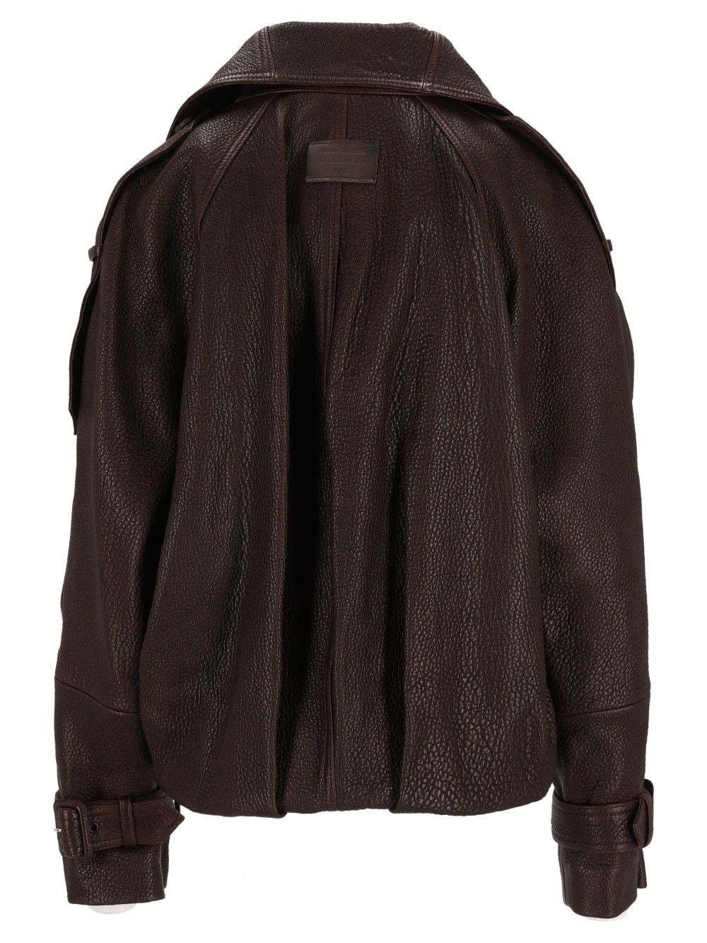 Acne Studios Women Full Grain Leather Jacket